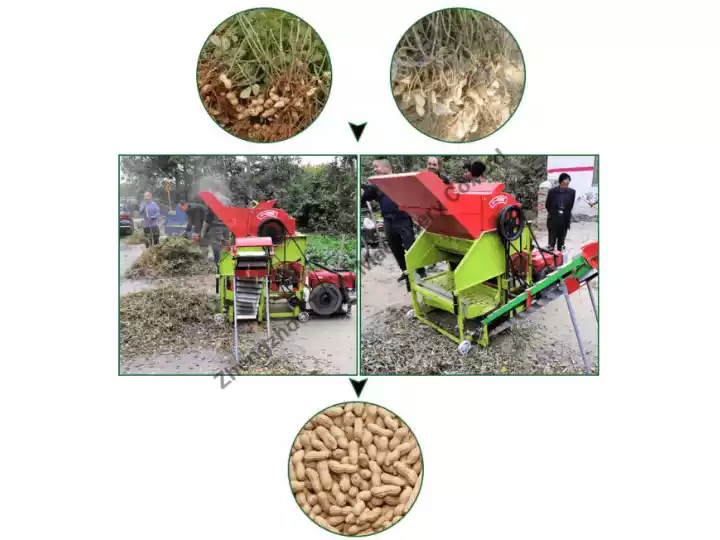 Peanut picking machine