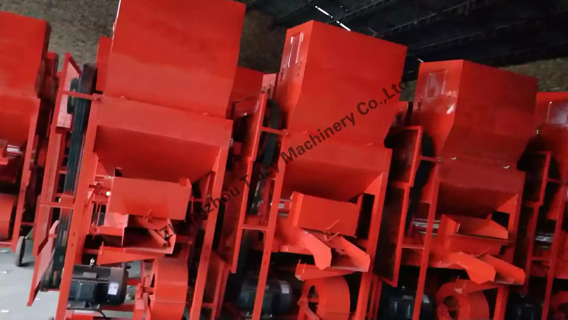 groundnut shelling and stone removing machine