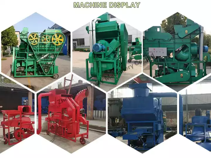 groundnut shelling and stone removing machine