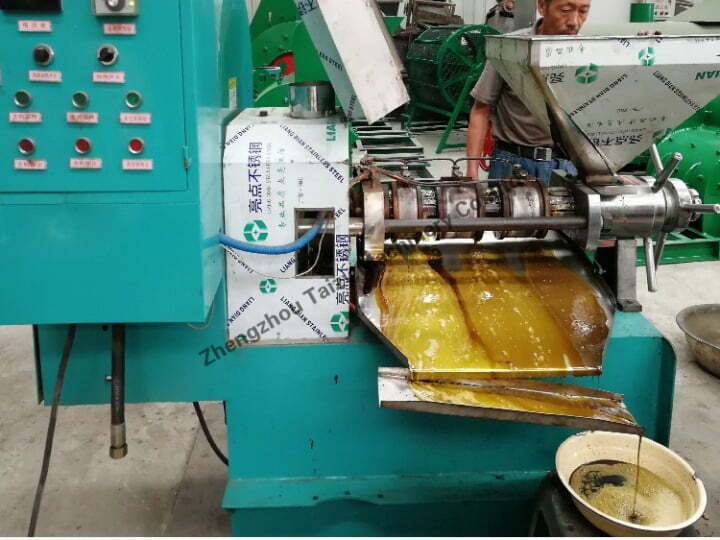 Peanut oil press machine