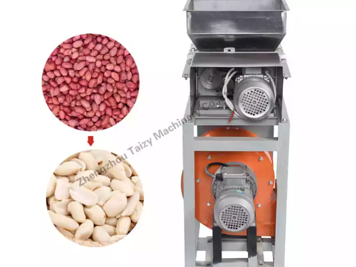 peanuts skin remover equipment