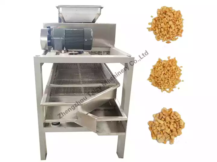 Peanut cutting machine