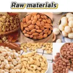raw materials of peanut kernel cutting machine