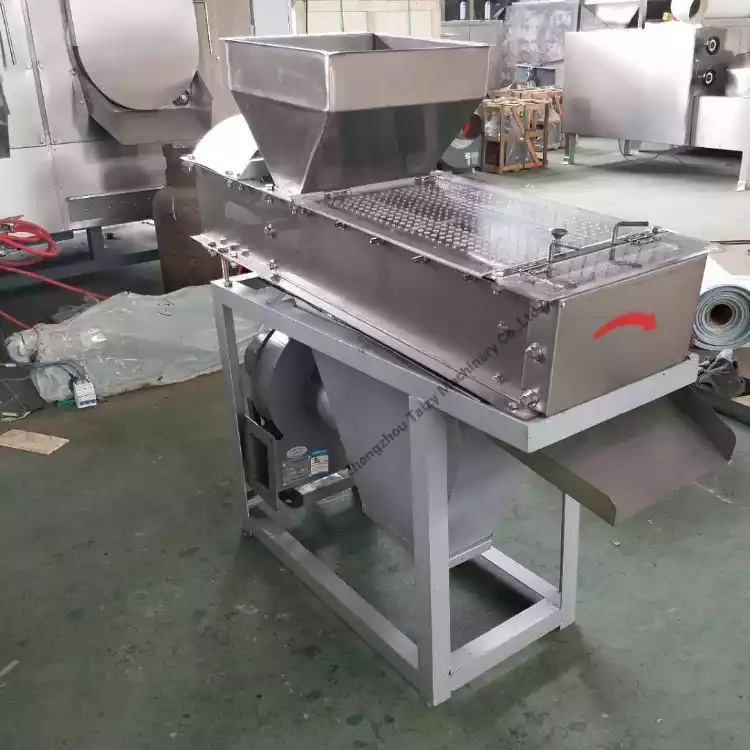 Peanut peeling machine delivery