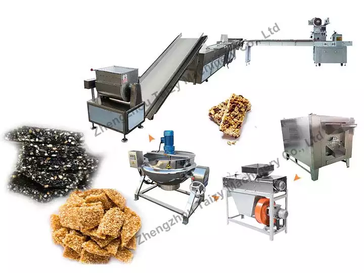 Peanut brittle production line