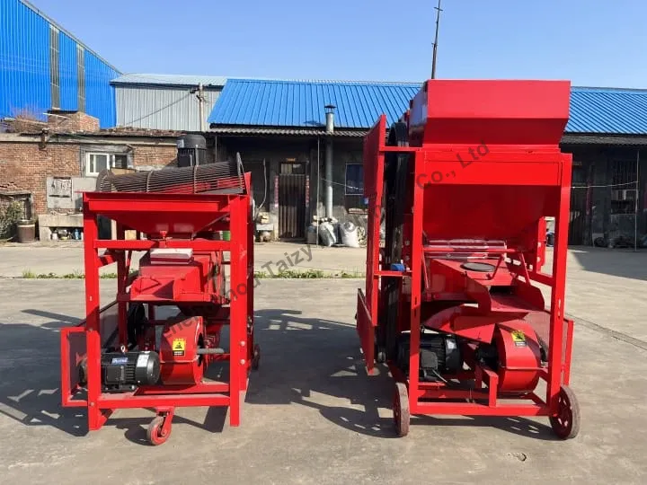 peanut cleaning and shelling machine