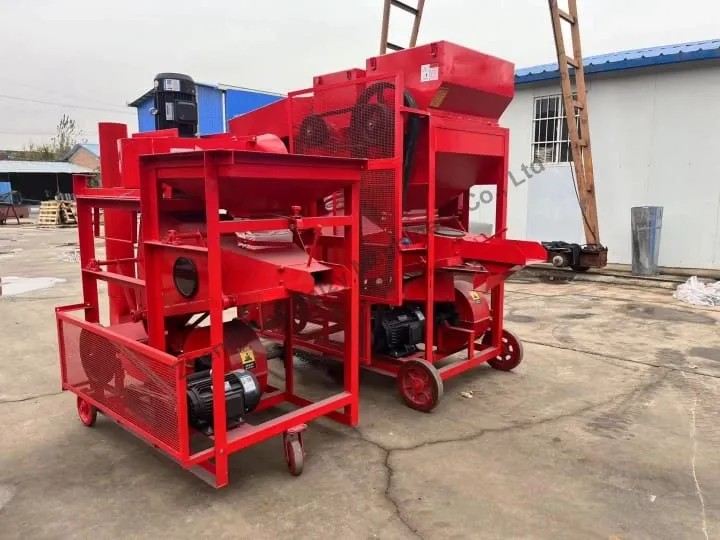 Taizy combined peanut sheller helps Pakistan farm