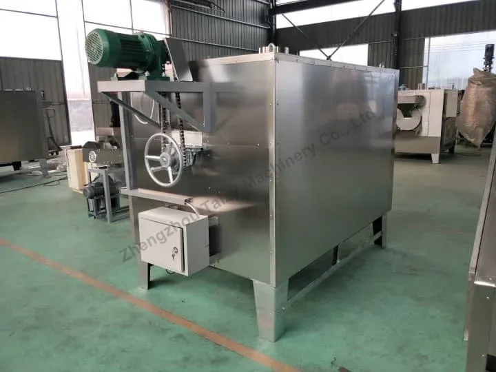 Lebanese customer purchased Taizy peanut roaster for groundnut coating