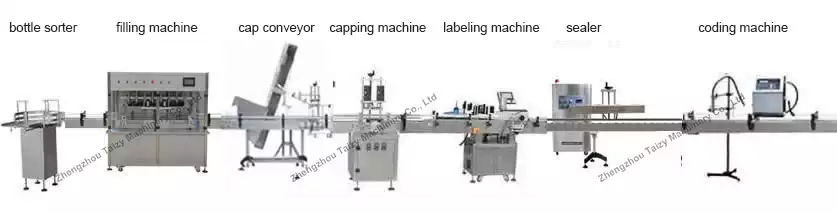 Fully automatic peanut butter packing machine line