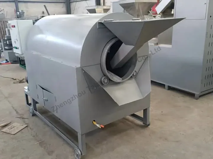 roaster machine for peanut oil production