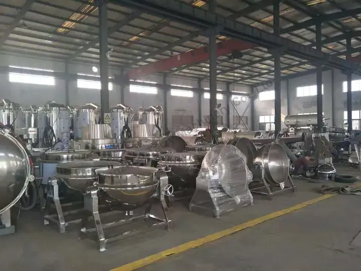 Cooking kettle with mixer manufacturer