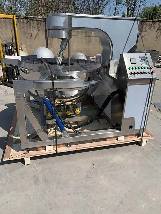Introduced 500L Electric Cooking Kettle For Mexican Food Processing Plant 4 Cooking kettle packaging