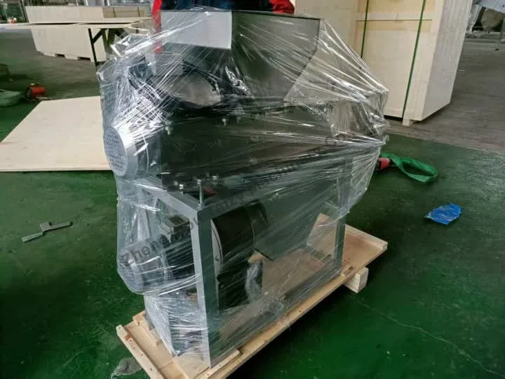Dry peanut skin removing machine sold to Nigeria