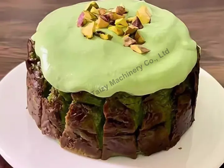 application of pistachio butter machine