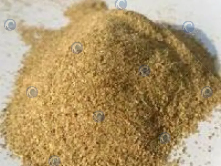 Finished product of the peanut powder grinding machine