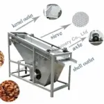 Vifaa vya kutenganisha mbegu na maganda za almond