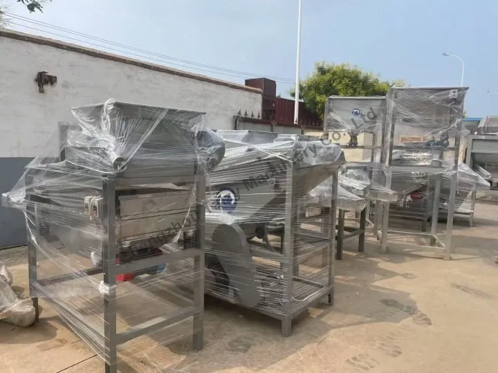 Almond shelling line 1