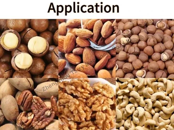 Vifaa vya kutenganisha maganda na mbegu za almond Application of almond shell and kernel separator