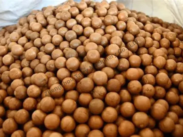 application of walnut shelling line