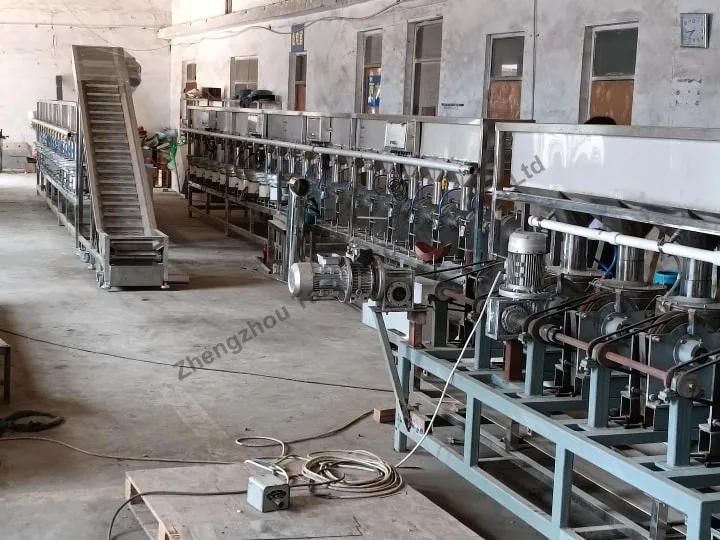 Hazelnut Opening Line 11 Hazelnut processing line