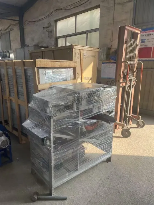 Almond peeling machine package