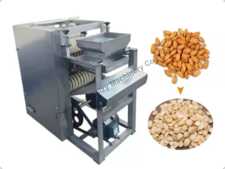 Machine à éplucher les amandes