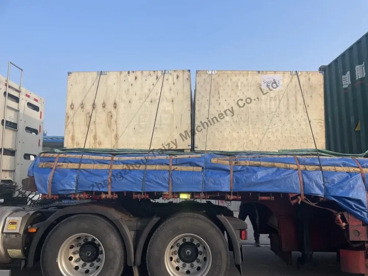 Four Almond Cracker Machines Have Been Delivered To Uzbekistan 5 Almond sheller package