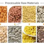 application of almond skin remover