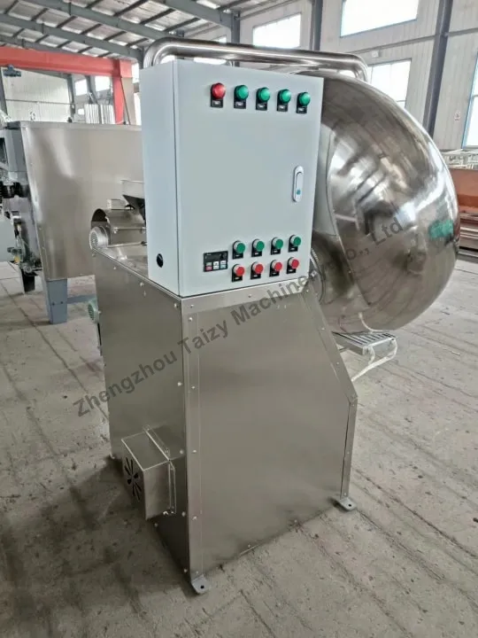 Automatic peanut coating machine