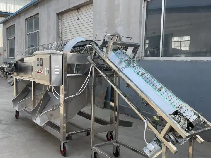 800 Kg/H Cocoa Pod Splitter Has Been Successfully Operating In Philippines 4 Cocoa pod slitting machine