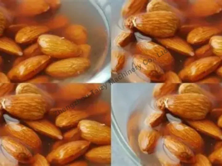 Soaked almonds