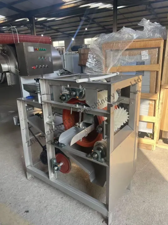 wet almond skin peeler machine