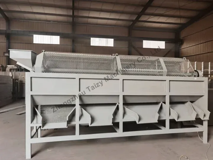 Almond grading machine