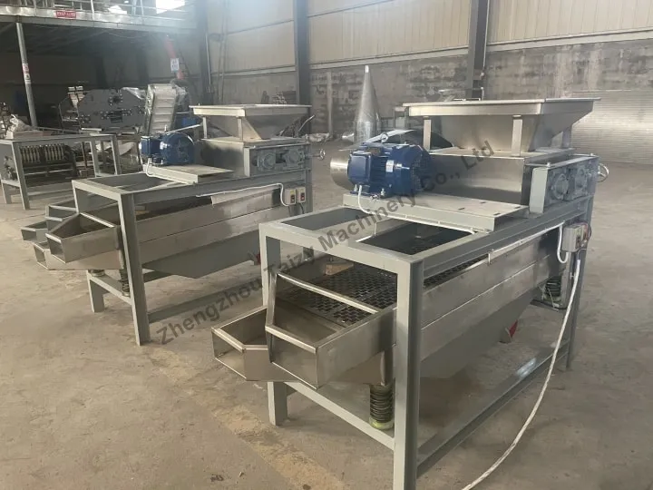 máquina de descascarar nueces de macadamia Cortadora de nueces de macadamia