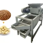 Aplicación de la máquina de descascarar nueces de macadamia