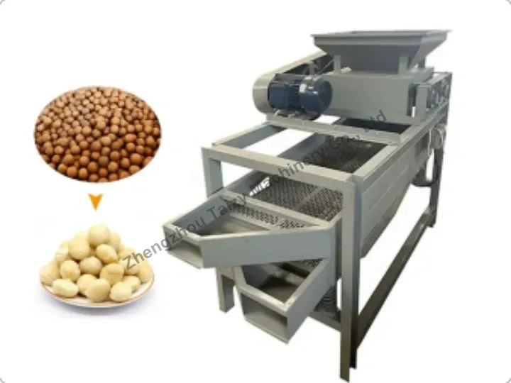 Máquina de descascarar nueces de macadamia