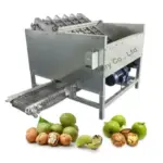 green walnut peeler machine