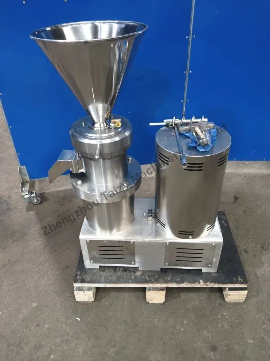 Colloid Mill And Hydraulic Oil Press Exported To Congo 2 Cocoa liquor machine