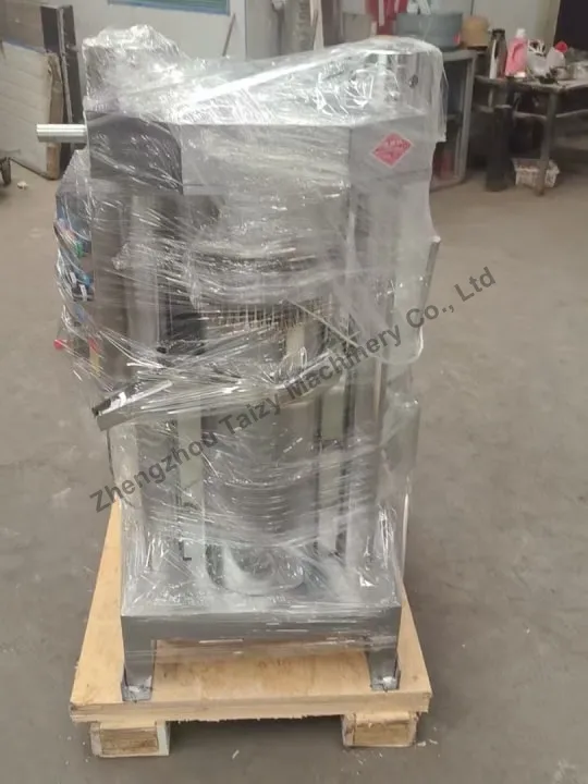 Colloid Mill And Hydraulic Oil Press Exported To Congo 4 Hydraulic oil pressing machine