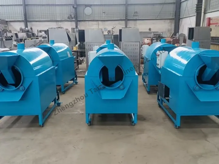 Peanut roasting machine