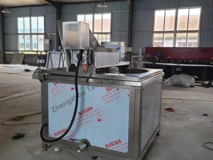 Tipping Bucket Peanut Frying Machine 9 Electric heating frying machine for peanut