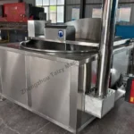 gas heating peanut frying machine