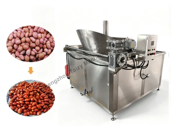 Peanut fryer machine