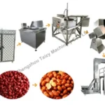 peanut frying line