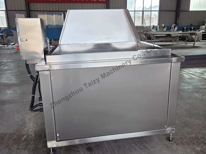 Tipping Bucket Peanut Frying Machine 7 Square peanut fryer machine