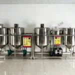 750C crude peanut oil refining machine