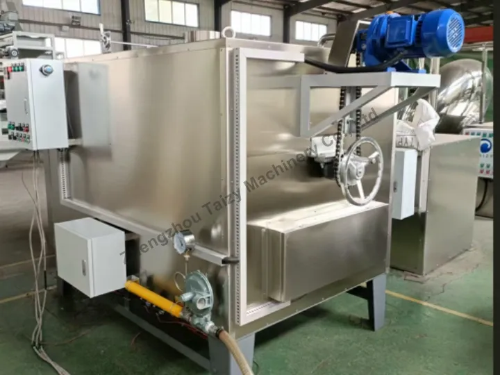 Nigerian Customer Purchased A Commercial Peanut Roaster 5 Commercial peanut roaster machine