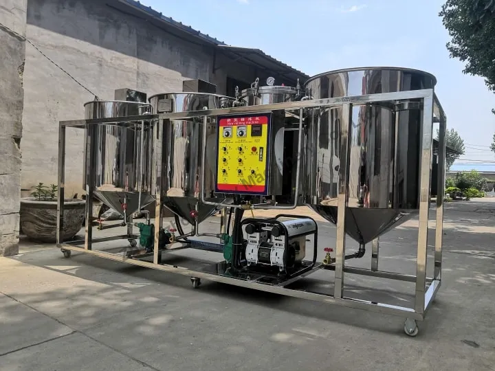 Peanut Oil Refining Machine 7 Edible oil refining machine