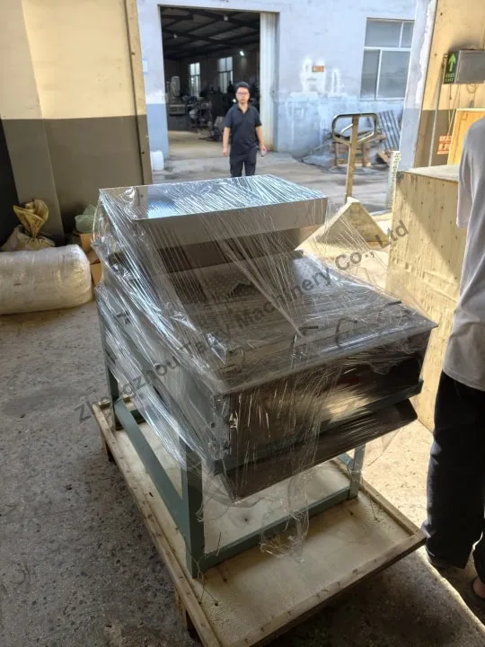 Tanzania Customer Purchased A 400 Kg/H Roasted Peanut Peeling Machine 3 Groundnut peeling machine