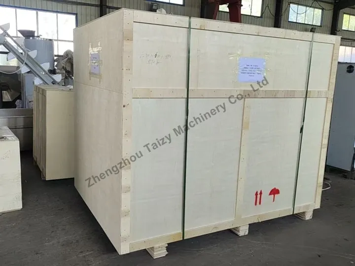 Nigerian Customer Purchased A Commercial Peanut Roaster 4 Groundnut roaster machine package